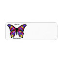 Search for autism return address labels Butterfly