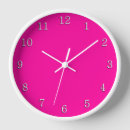 Search for pink and white clocks For her