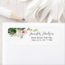 Search for beach wedding return address labels Floral
