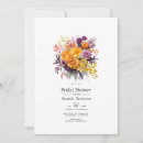 Search for yellow rose bridal shower invitations Orange