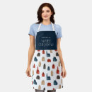 Search for winter blue aprons Nordic