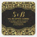 Search for gold black damask stickers Vintage