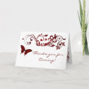 Search for butterfly wedding thank you cards White