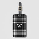 Search for tartan luggage tags Vintage