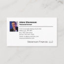 Search for financial planner business cards Money management