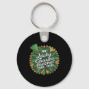 Search for green shamrock key rings Saint patrick