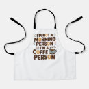 Search for caffeine addict aprons Funny coffee quote