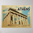 Search for athens vintage travel posters Greece