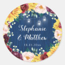 Search for sunflower mason jar stickers Rustic