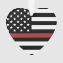 Search for fireman christmas tree decorations Thin red line