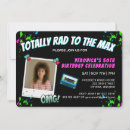 Search for totally 80s invitations Pink