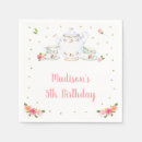 Search for tea party napkins Second birthday