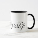 Search for p monogram mugs Elegant