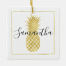 Search for gold pineapple christmas tree decorations Girly