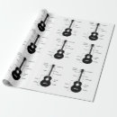 Search for christmas guitar wrapping paper Music notes