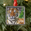 Search for tiger christmas tree decorations Photograph