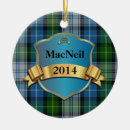 Search for family clan tartan christmas decor Crest