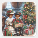 Search for african american christmas stickers Retro