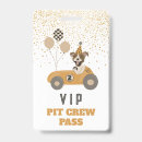 Search for birthday party id badges Pit crew