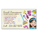 Search for cleaning service business card magnets Maid