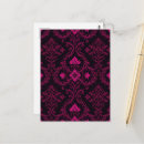 Search for decorative damask postcards Pattern