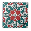 Search for red flower tiles Turquoise