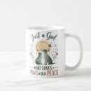 Search for girl with dog mugs For her