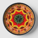 Search for unusual kitchen clocks Face pattern numbers shop