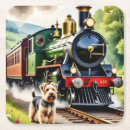 Search for train coasters Dog