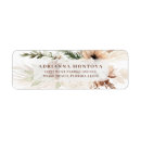 Search for bohemian wedding return address labels Botanical