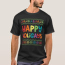 Search for happy holigays tshirts Rainbow