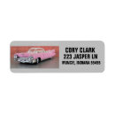 Search for classic car return address labels Retro