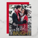 Search for married and bright christmas cards Typography