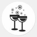 Search for champagne glass stickers Retro