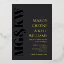 Search for double sided wedding invitations Typography