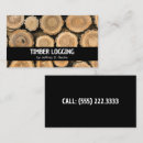 Search for timber logging business cards Carpenter