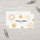 Search for sun and moon business cards Meditation