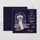 Search for art deco birthday invitations Fifty