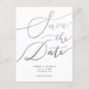 Search for silver wedding save the dates Typography
