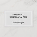 Search for dermatologist business cards Classy