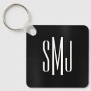 Search for black guy key rings Monogrammed