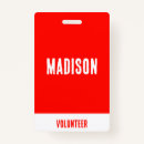 Search for event volunteer id badges Business