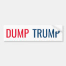 Search for dump the trump bumper stickers President