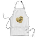 Search for wedding heart aprons Couple
