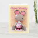 Search for mice cards invites cake