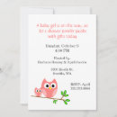 Search for pink owl baby shower invitations Sweet