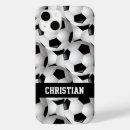 Search for soccer ball iphone cases Black and white