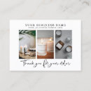 Search for thank you inserts Discount message