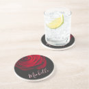 Search for red rose coasters Vintage