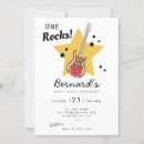Search for one rocks 1st birthday invitations For kids